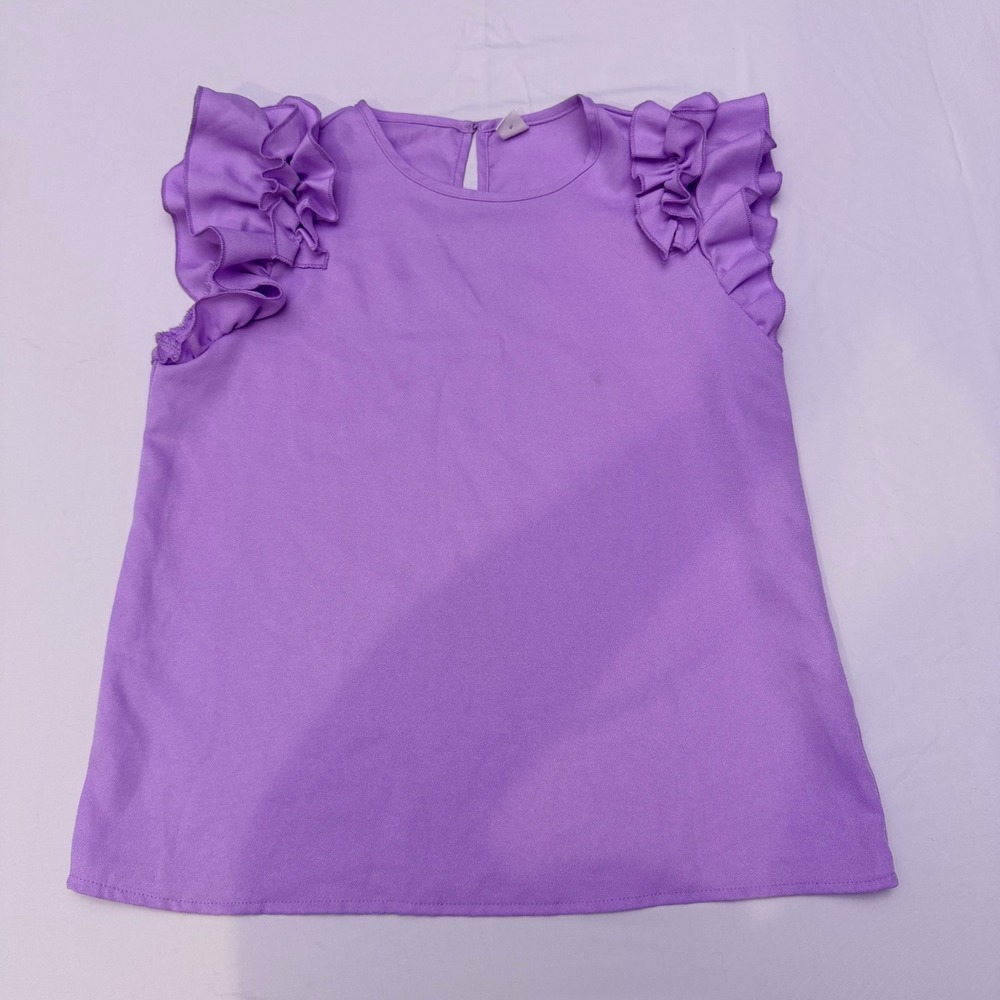 Girls Purple Dress‎ Shirt
